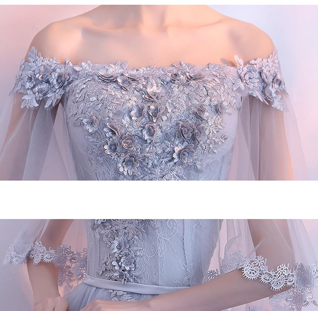 Amazon | [Alinlofse] 花付き 前が短い ミモレ丈 シャンパン